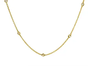 0.58ct tw Diamond by Yard Necklace