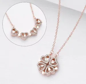 0603 - Magnetic Heart/Clover Pendant