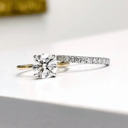 1 Carat Round Cut Diamond - K SI1 - 1.04ct - 185657