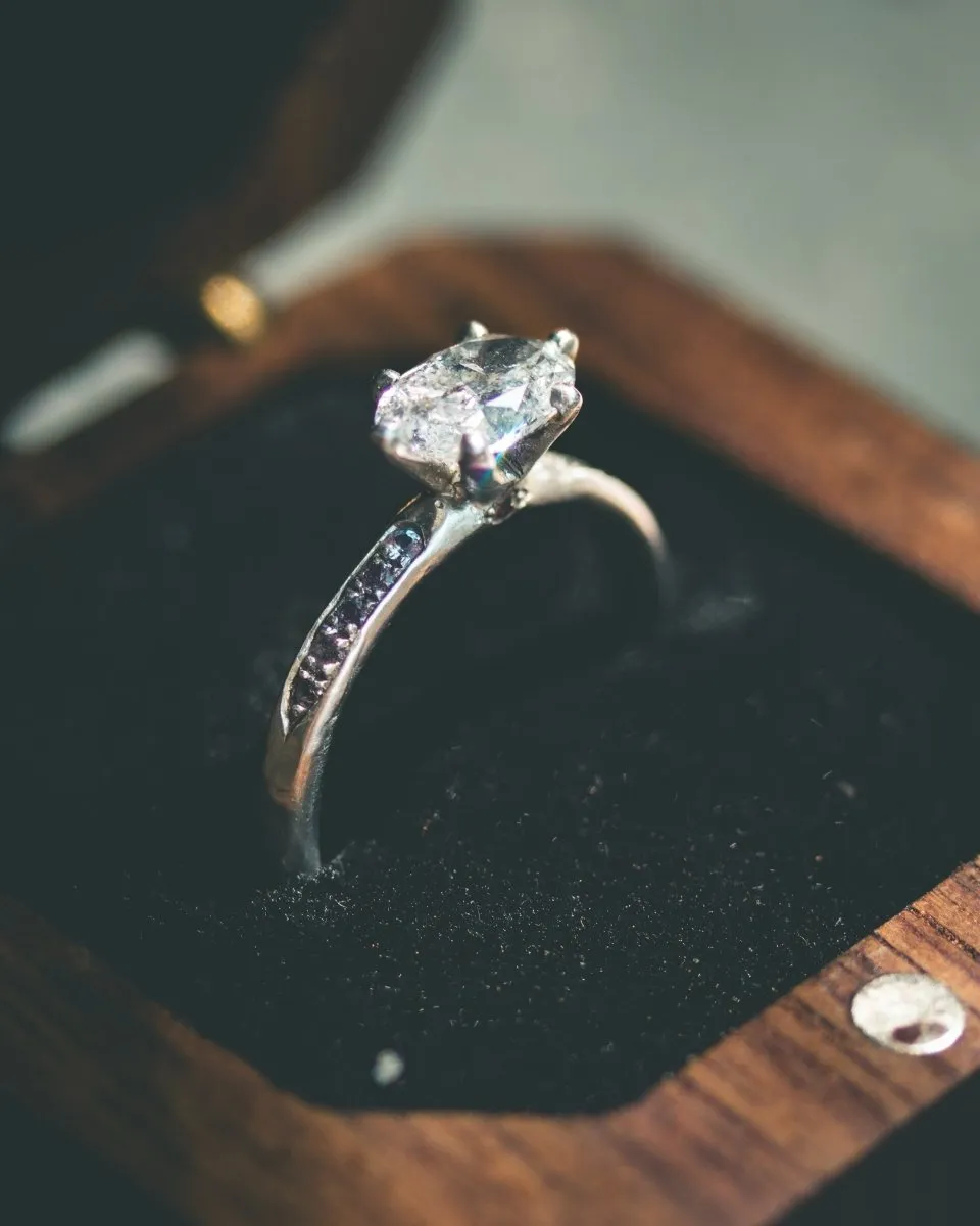 1.01 Carat Diamond Engagement Ring in Platinum - Empress Setting
