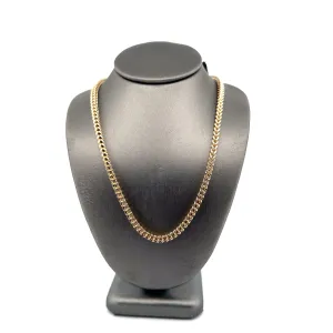 10K Gold Diamond Cut Franco