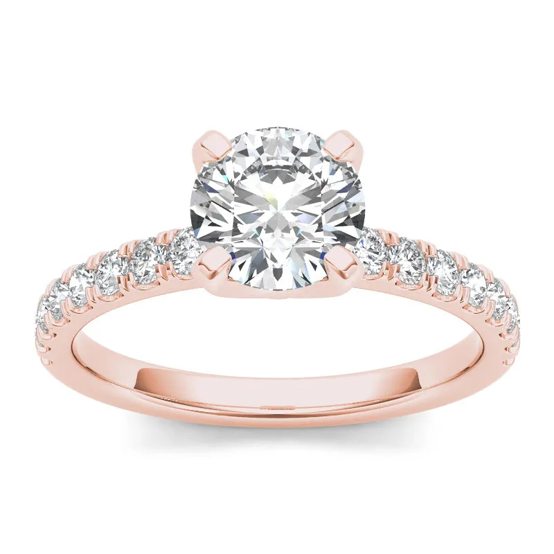 1.23ct Brilliant Diamond Solitaire Gold Engagement Ring  - 01US03