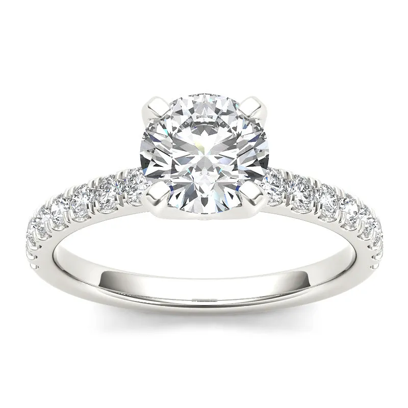 1.23ct Brilliant Diamond Solitaire Gold Engagement Ring  - 01US03