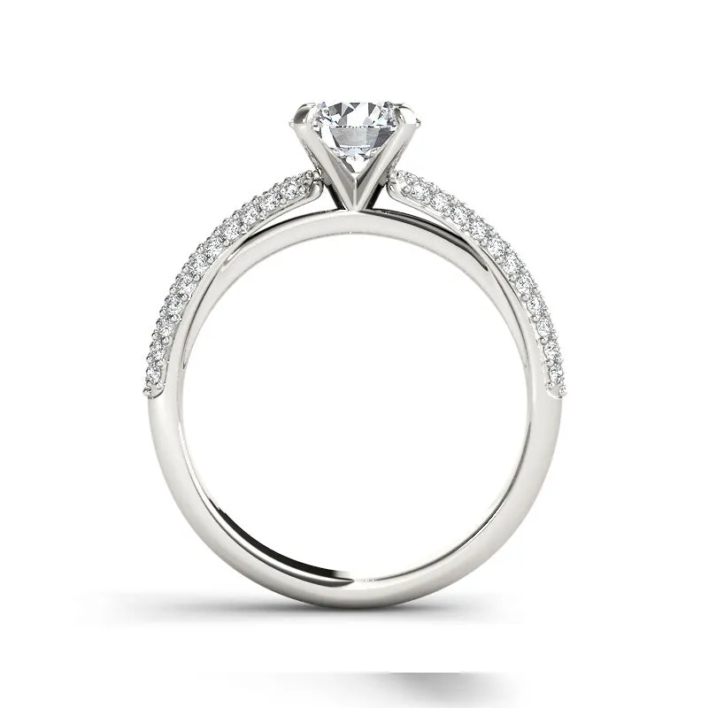 1.38ct Brilliant Cut Diamond Solitaire Gold Engagement Ring  - 01US12