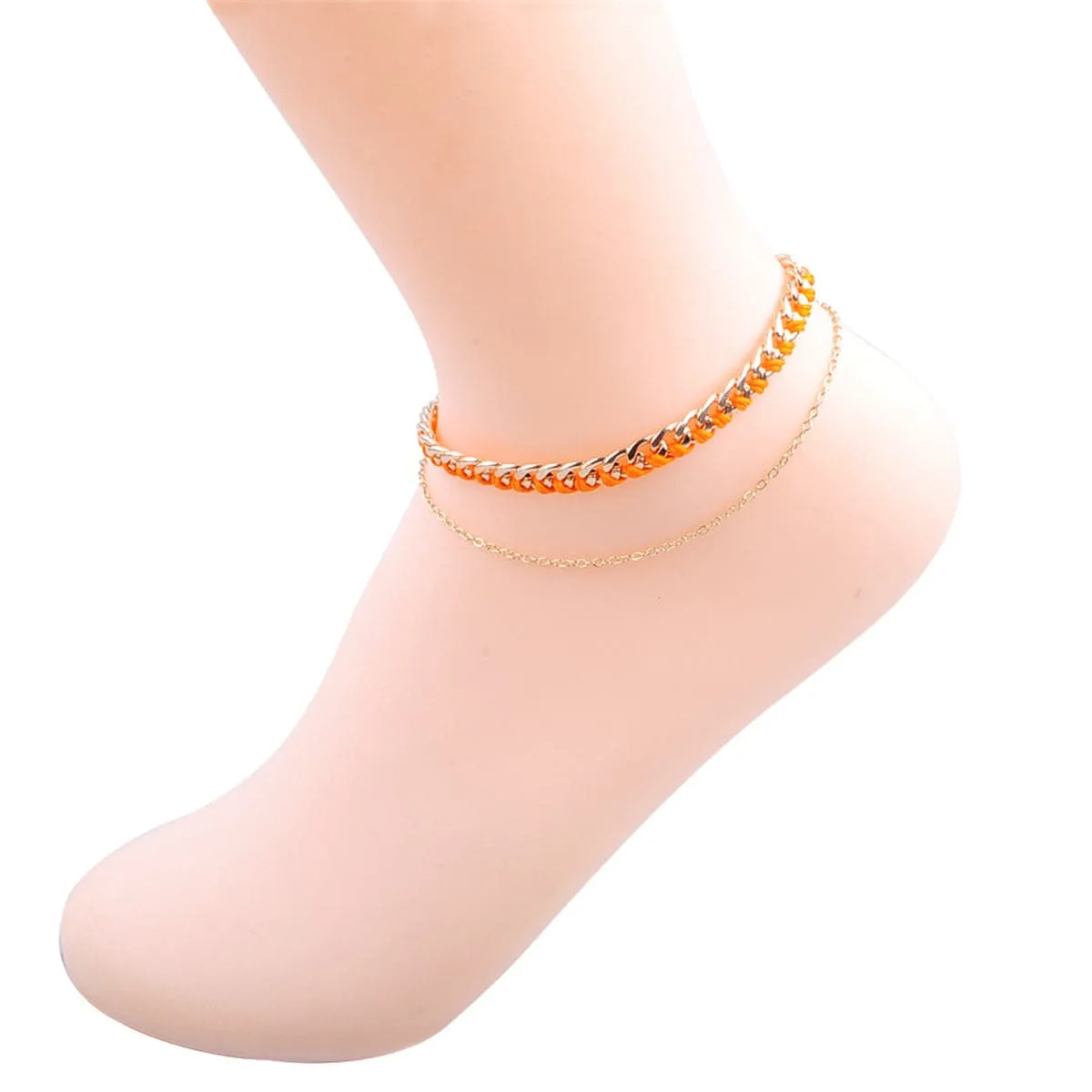 18K Gold-Plated Anklet
