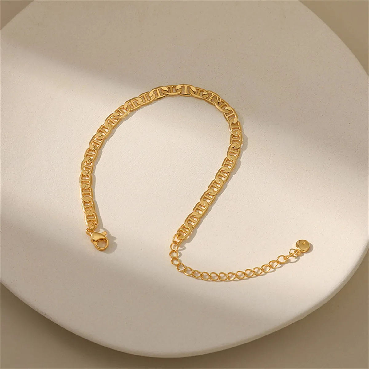 18K Gold-Plated Chain Bracelet