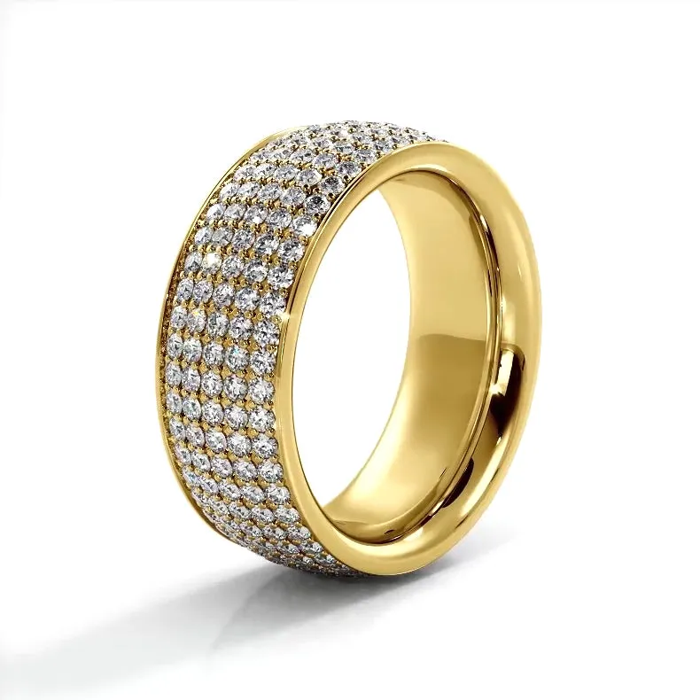1.96 ct. Round Diamond Eternity Wedding Band