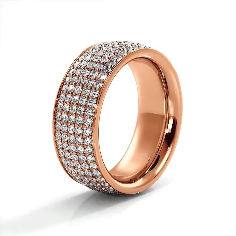 1.96 ct. Round Diamond Eternity Wedding Band