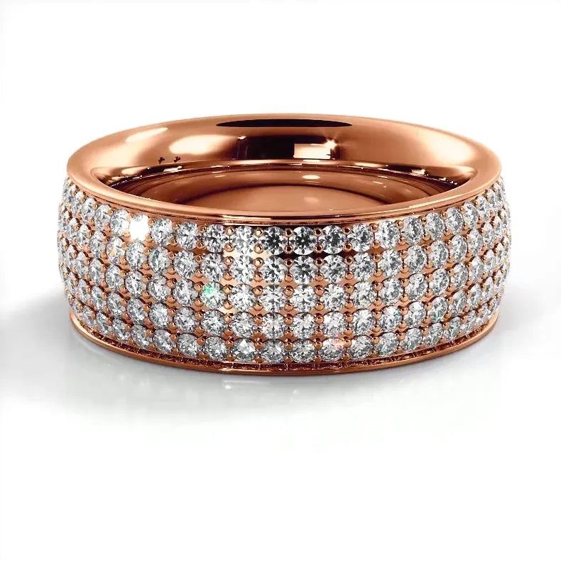 1.96 ct. Round Diamond Eternity Wedding Band