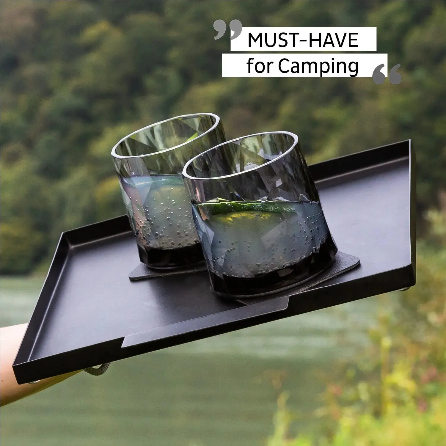 2 x Magnetic Plastic Glass Tumbler Grey By Silwy