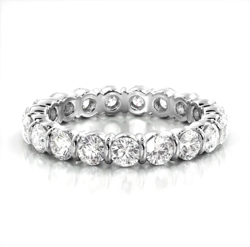 2.00 ct. Round Diamond eternity Wedding Band