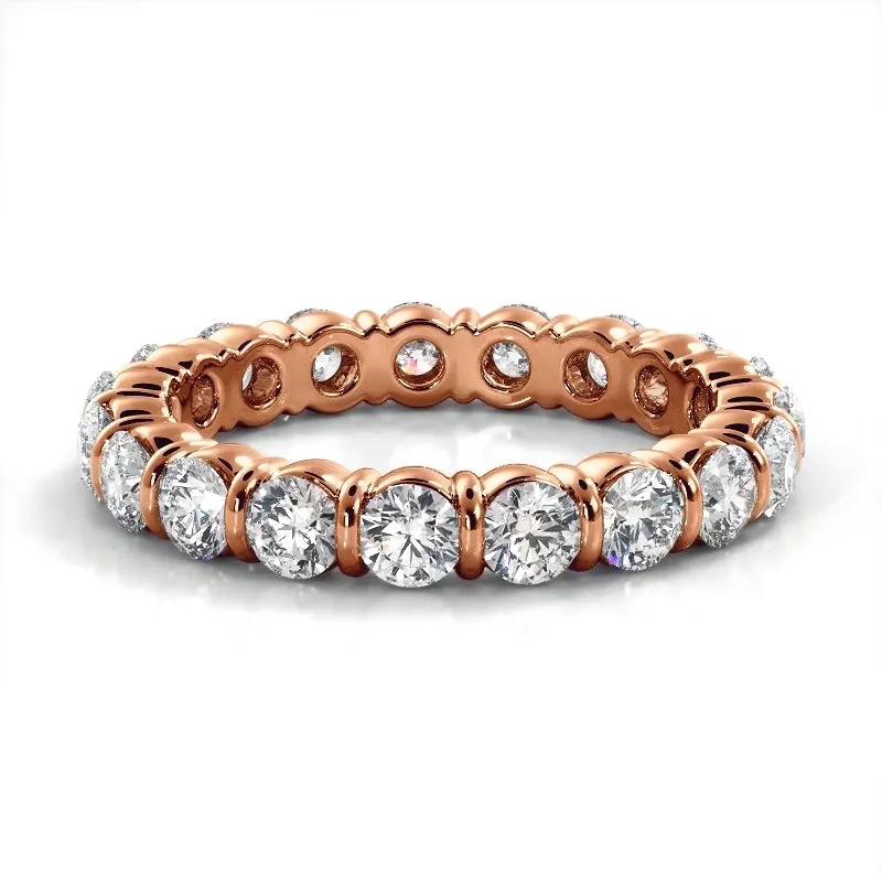 2.00 ct. Round Diamond eternity Wedding Band