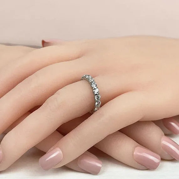 2.00 ct. Round Diamond eternity Wedding Band
