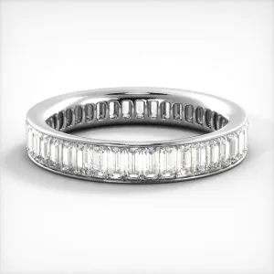 2.40 ct. Baguette Diamond Eternity Wedding Band