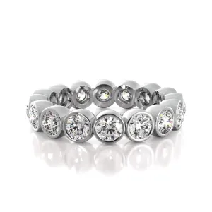 2.56 ct. Round Diamond Eternity Wedding Band