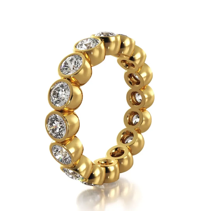 2.56 ct. Round Diamond Eternity Wedding Band