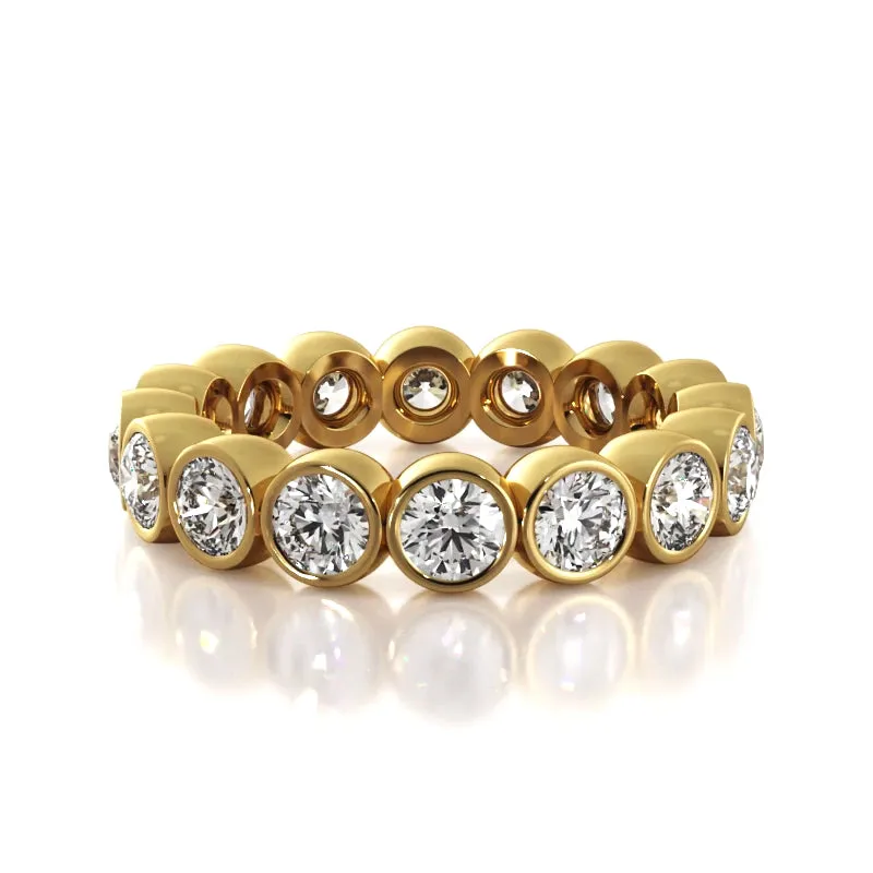 2.56 ct. Round Diamond Eternity Wedding Band