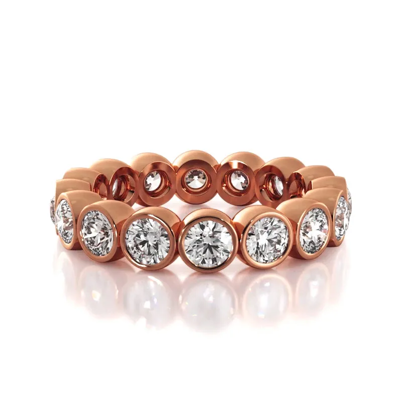 2.56 ct. Round Diamond Eternity Wedding Band