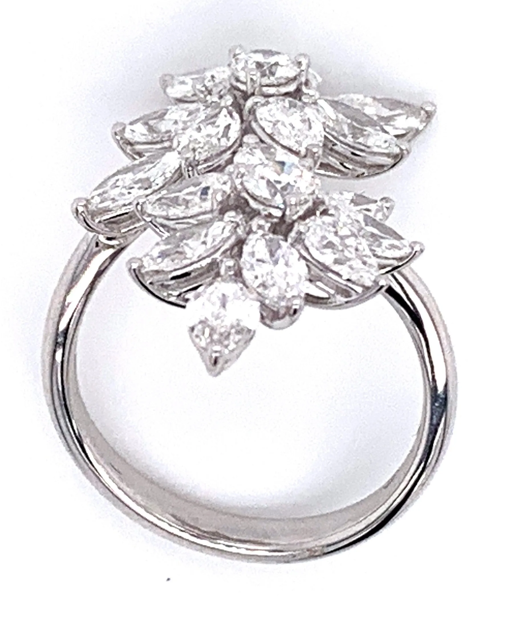 3.33ct t.w. Marquise Diamond Ring Cocktail Ring