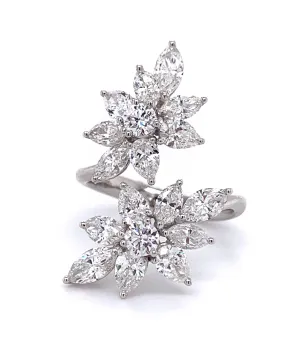 3.33ct t.w. Marquise Diamond Ring Cocktail Ring