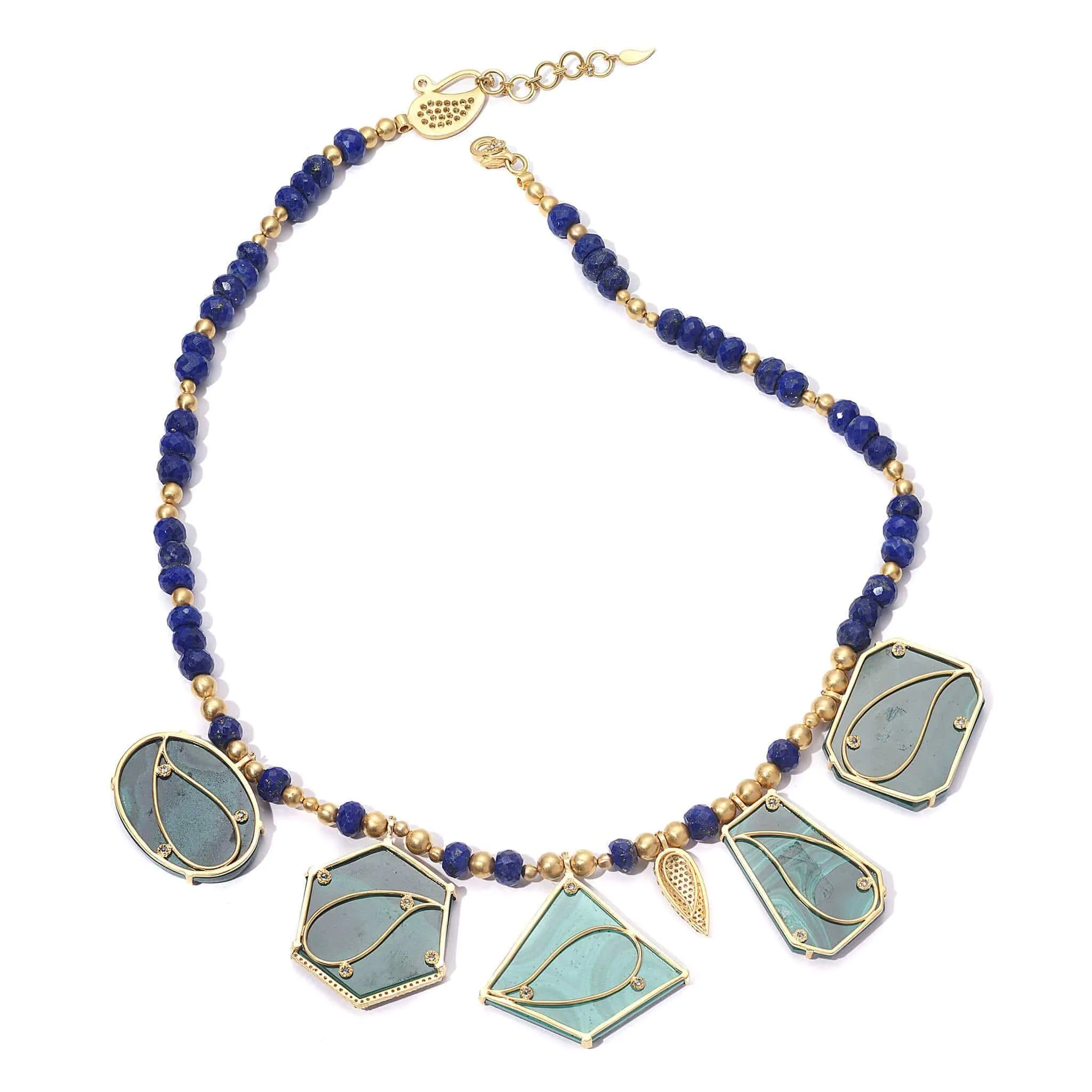 Affinity 20K Five Sunsets Necklace