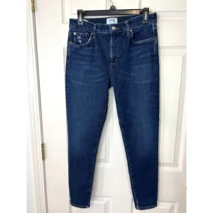Agolde Denim Sophie Mid Rise Skinny Jean Cabana Blue Medium 28 6 Casual Staple