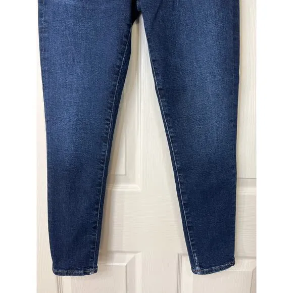 Agolde Denim Sophie Mid Rise Skinny Jean Cabana Blue Medium 28 6 Casual Staple