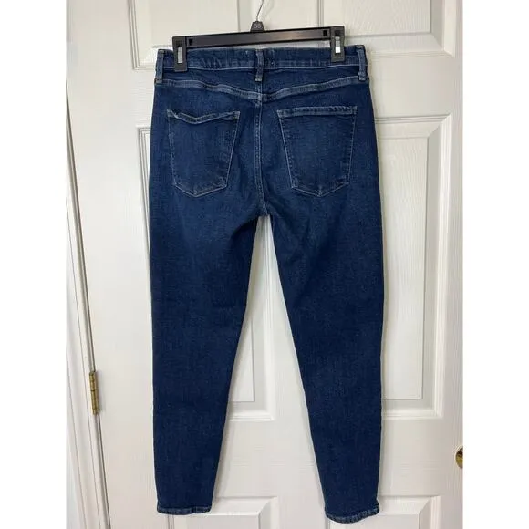 Agolde Denim Sophie Mid Rise Skinny Jean Cabana Blue Medium 28 6 Casual Staple