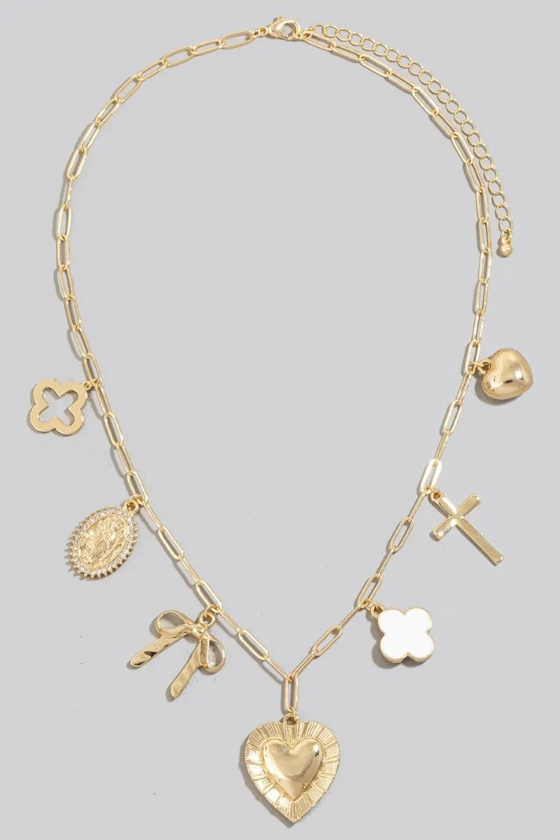 ALL MY HEART CHARM NECKLACE