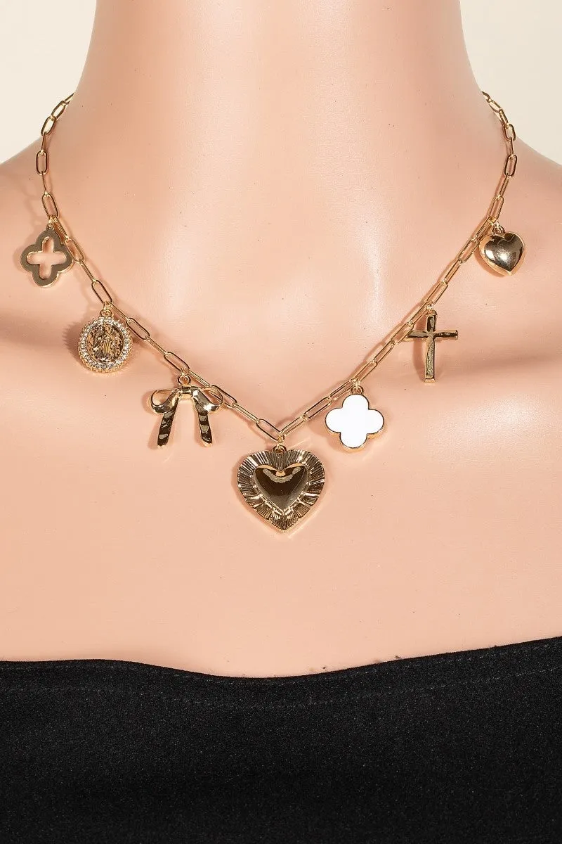 ALL MY HEART CHARM NECKLACE
