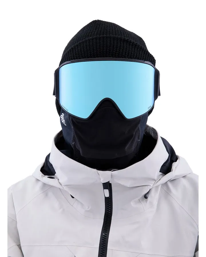 Anon M4 Cylindrical Snow Goggles   Bonus Lens   Mfi® Face Mask - Black/Perceive Variable Blue Lens
