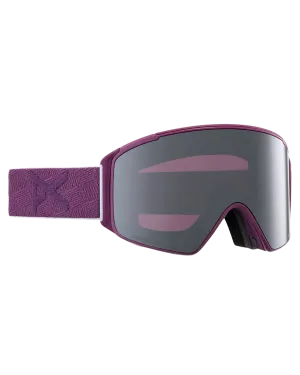 Anon M4S Cylindrical Snow Goggles   Bonus Lens   Mfi® Face Mask - Grape/Perceive Sunny Onyx Lens