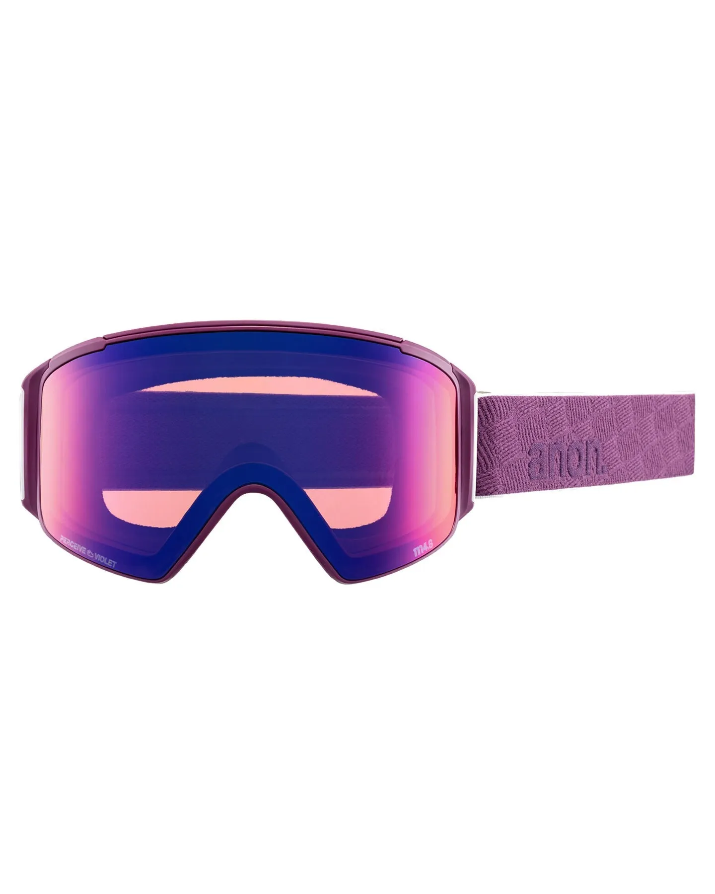 Anon M4S Cylindrical Snow Goggles   Bonus Lens   Mfi® Face Mask - Grape/Perceive Sunny Onyx Lens