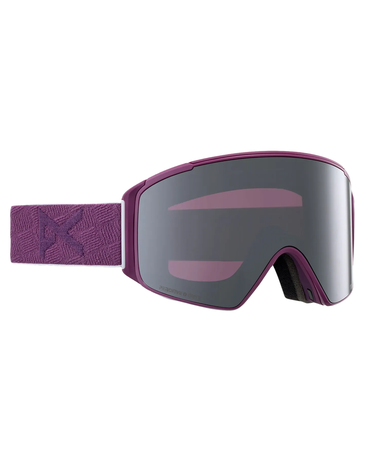 Anon M4S Cylindrical Snow Goggles   Bonus Lens   Mfi® Face Mask - Grape/Perceive Sunny Onyx Lens