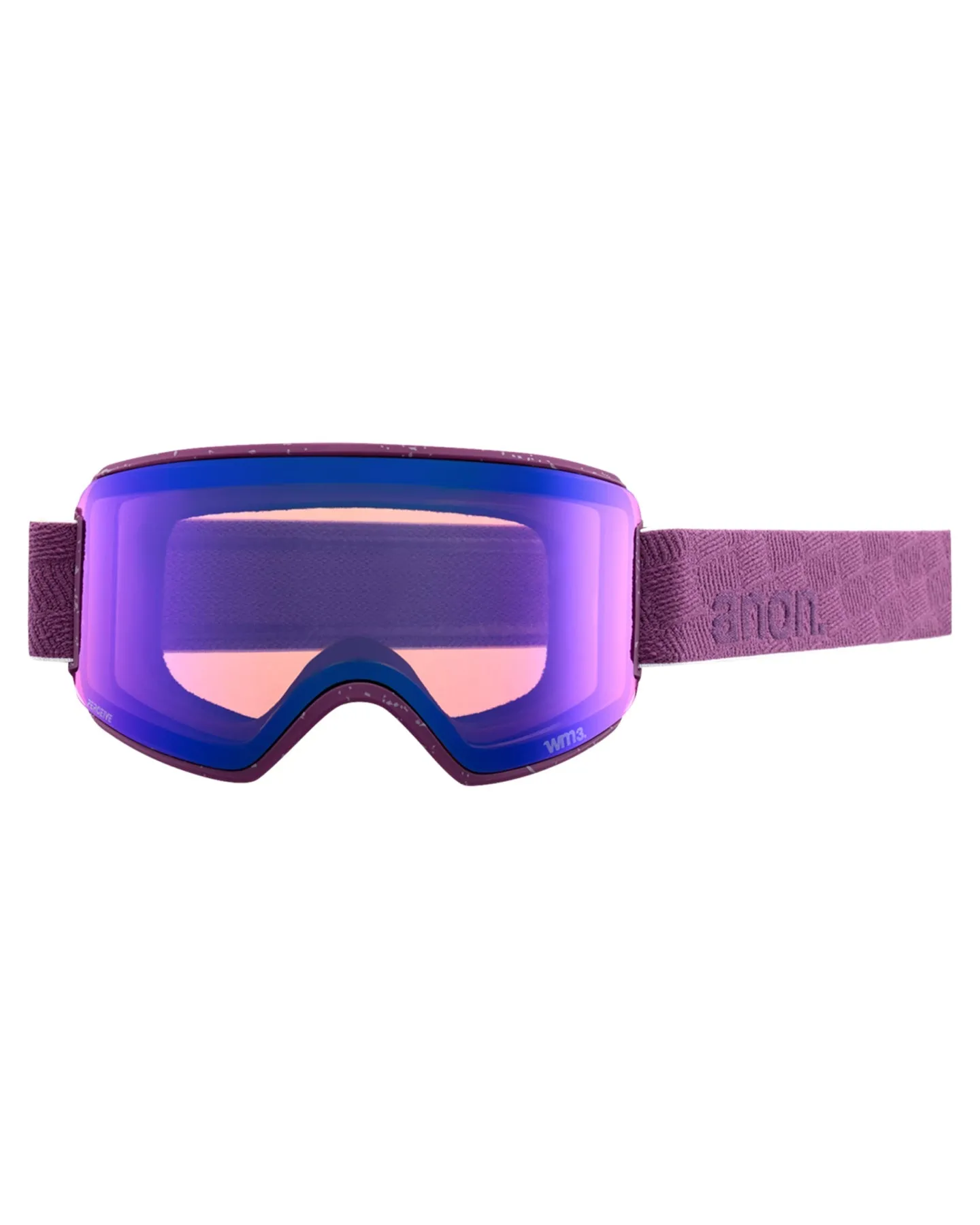 Anon WM3 Low Bridge Fit Snow Goggles   Bonus Lens   MFI - Grape / Perceive Sunny Onyx