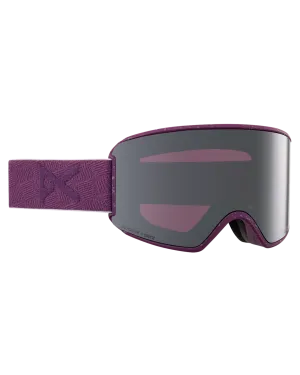 Anon WM3 Low Bridge Fit Snow Goggles   Bonus Lens   MFI - Grape / Perceive Sunny Onyx