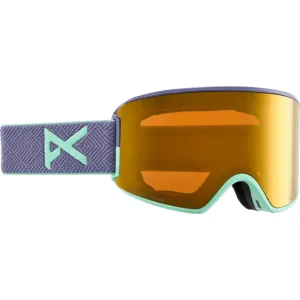 Anon Womens WM3 MFI Goggle Purple Sunny Bronze 2025