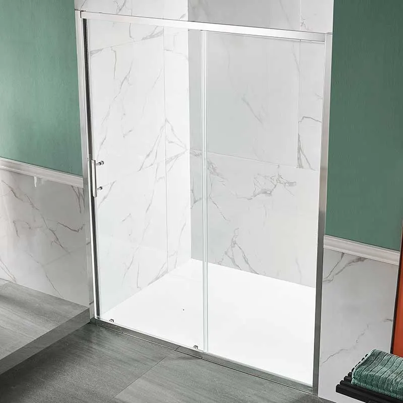 Anzzi Halberd 48 in. x 72 in. Framed Shower Door with TSUNAMI GUARD in Polished Chrome