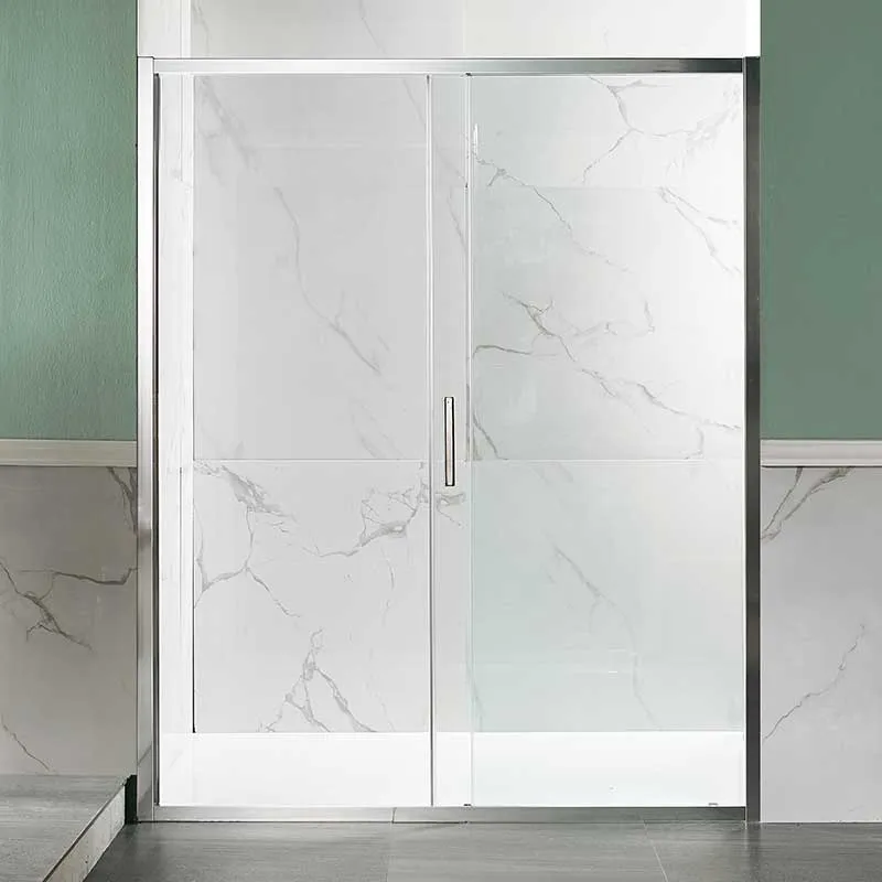 Anzzi Halberd 48 in. x 72 in. Framed Shower Door with TSUNAMI GUARD in Polished Chrome