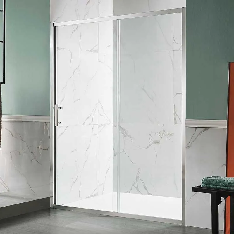 Anzzi Halberd 48 in. x 72 in. Framed Shower Door with TSUNAMI GUARD in Polished Chrome