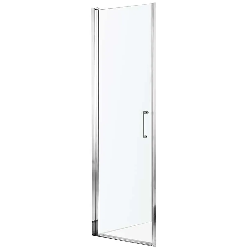 Anzzi Lancer 29 in. x 72 in. Semi-Frameless Shower Door with TSUNAMI GUARD in Polished Chrome