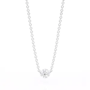 Aresa New York Hadid Solitaire Diamond Necklace