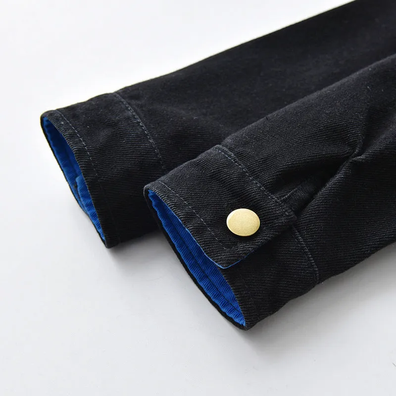 Basic Denim Jacket Coat Toddler Baby Ripped Kids Jeans Jacket