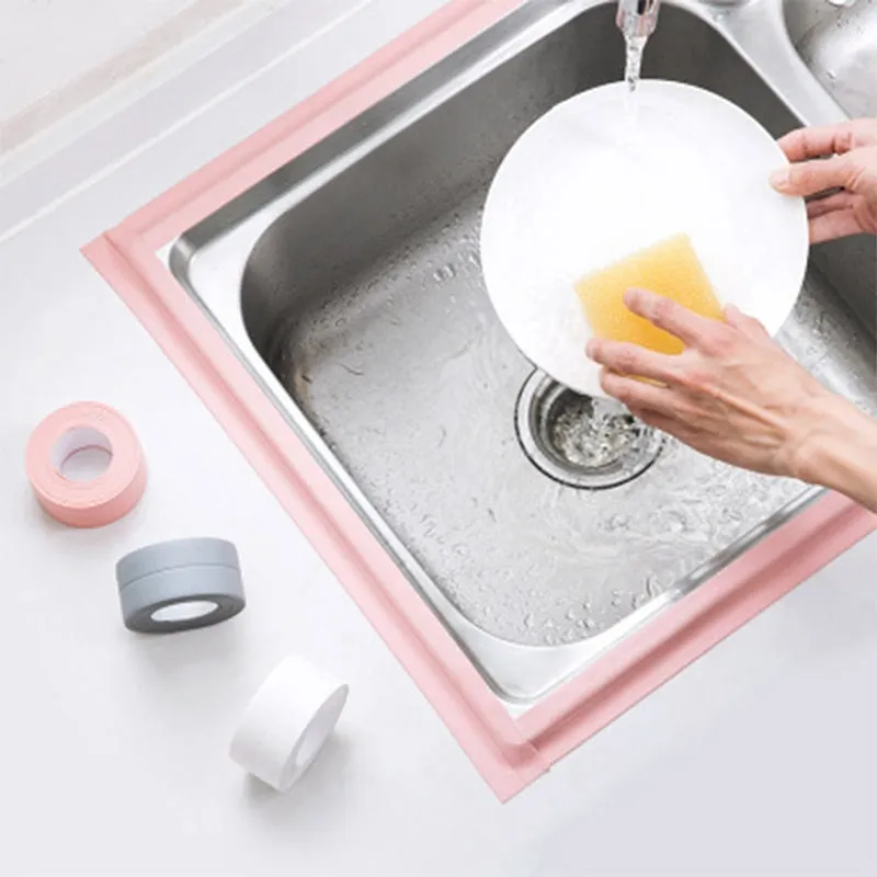 Bathroom Kitchen Colourful Adhesive Waterproof Sealing Strip Tape