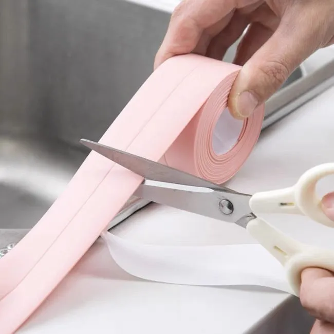 Bathroom Kitchen Colourful Adhesive Waterproof Sealing Strip Tape