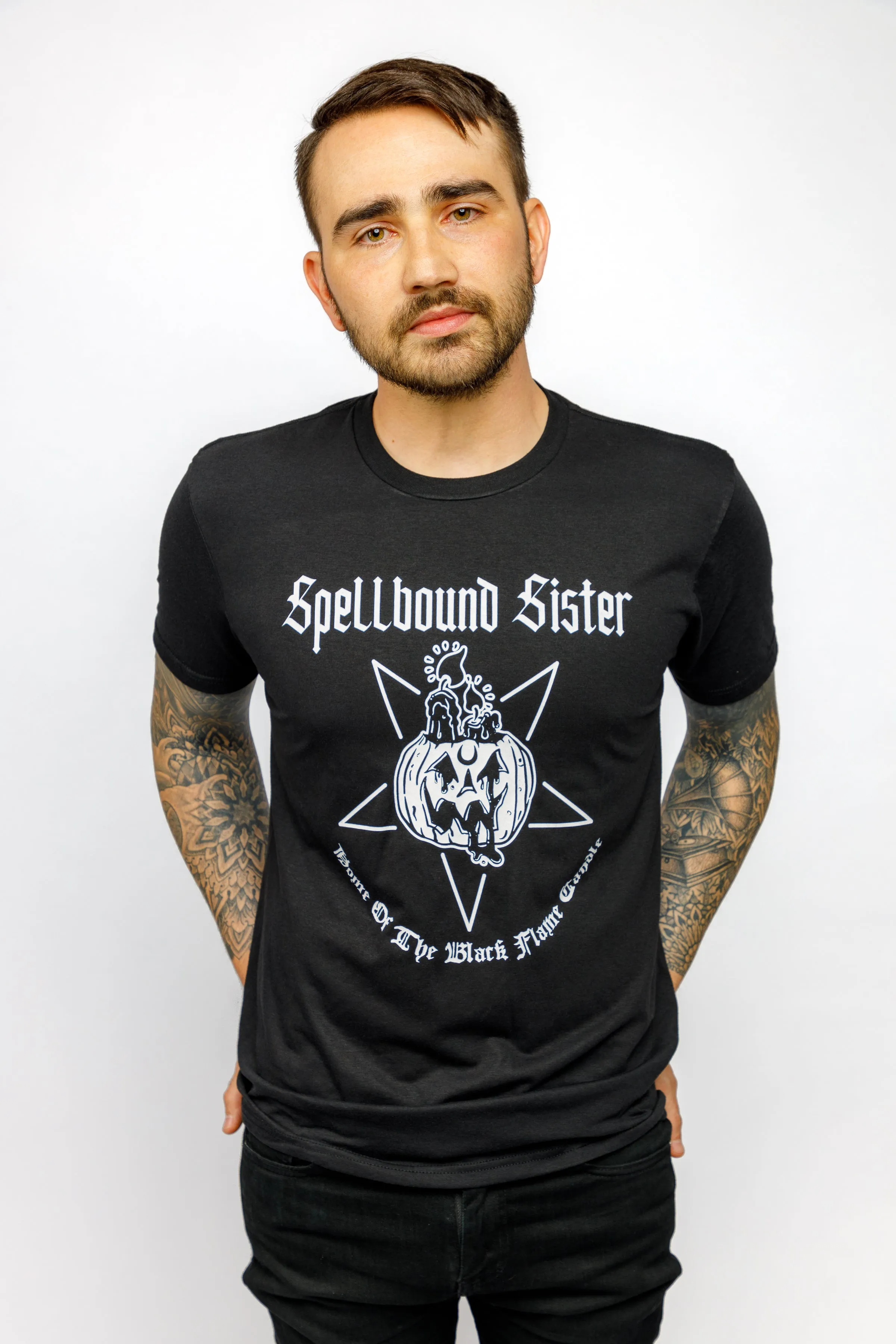 Black Flame Candle T-Shirt