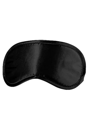 Black Satin Eye Mask