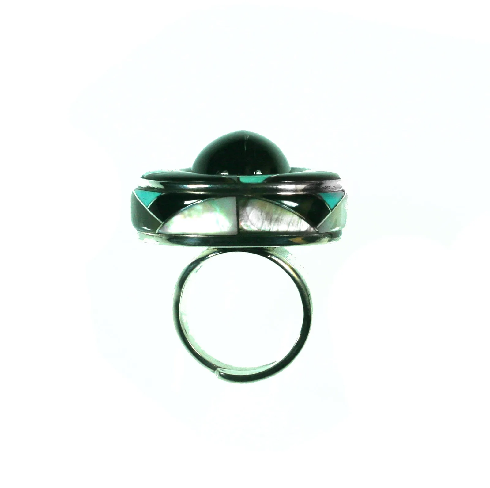 Black Star Enstatite Ring