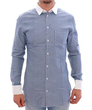 Blue Denim Slim Fit BRAD Casual Shirt