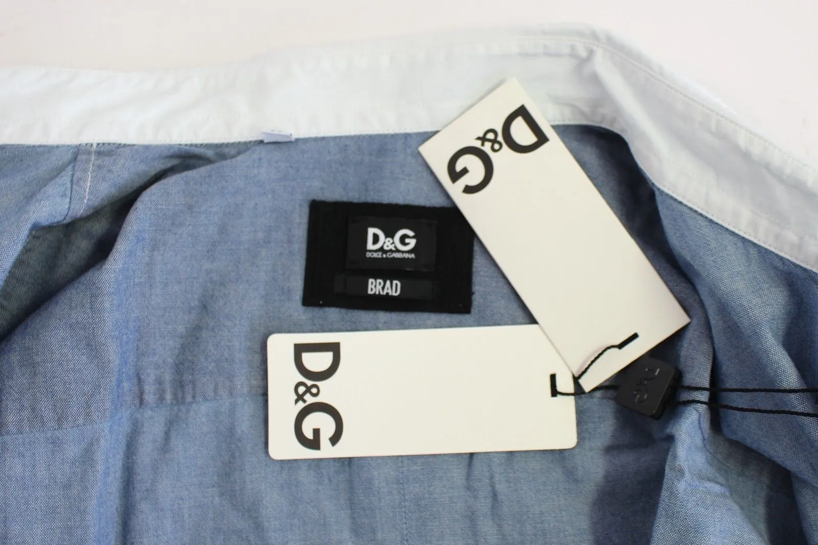 Blue Denim Slim Fit BRAD Casual Shirt
